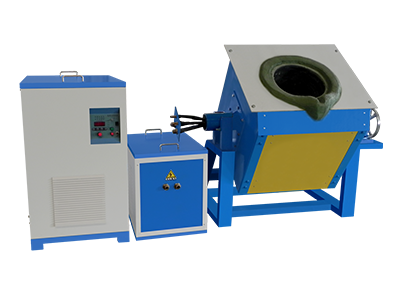 中頻35KW熔煉爐，金屬熔煉爐 小型頂出式熔煉爐